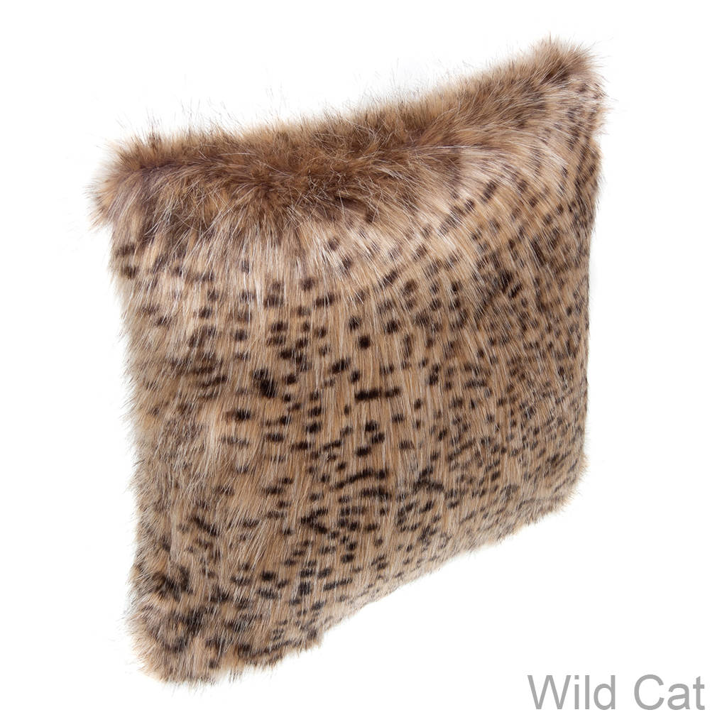Luxuriously Soft Classic Faux Fur Cushion By Helen Moore