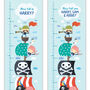 Personalised Pirate Height Chart, thumbnail 4 of 7