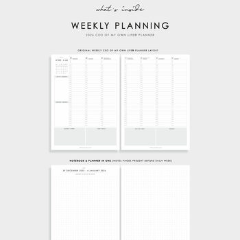 2026 Weekly Life Planner | Sand Dunes, 6 of 6