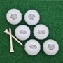 Six Personalised Golf Balls. Four Brands To Choose From. Any Logo, Photo Or Text. Free Gift Box, thumbnail 11 of 12