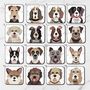 Dog Coasters 64 'Pawtrait' Designs, thumbnail 3 of 7