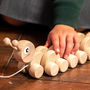 Personalised Wooden Caterpillar Pull Along Toy, thumbnail 2 of 6