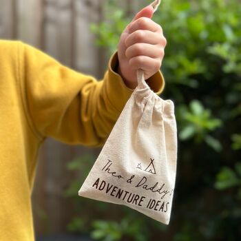 Personalised Children's Adventure Ideas Bag, 3 of 12