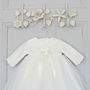 Personalised Lisa Long Sleeved Christening Gown, thumbnail 3 of 12
