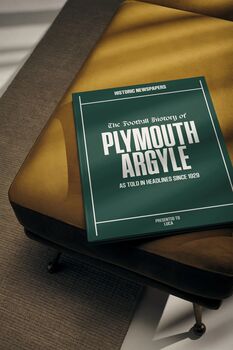 Plymouth Argyle Personalised Football Gift Newspaper History Book, 12 of 12