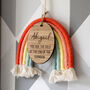 Personalised You Are The Gold Macrame Rainbow Sign, thumbnail 1 of 5