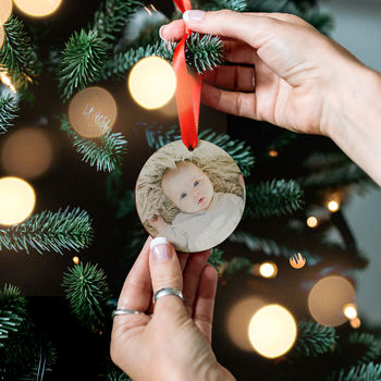 Personalised Favourite Photo Wooden Bauble, 3 of 10