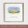 Personalised Watercolour House Portrait Housewarming Gift, First Home Gift, thumbnail 2 of 9