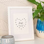 'Forever In Our Hearts' Personalised Remembrance Print, thumbnail 4 of 6