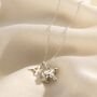 Mama And Baby Bear Initial Charm Necklace, thumbnail 2 of 10