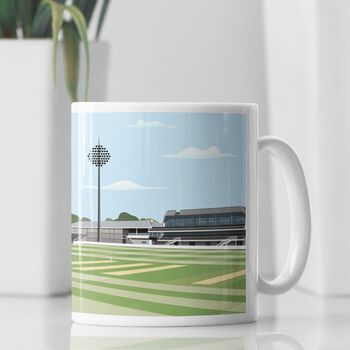 Any County Cricket Ground Illustrated Mug Gift, 3 of 8