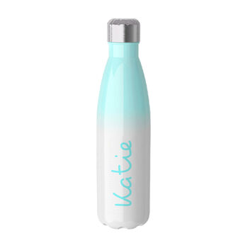 Personalised Summer Sunset Insulated Water Bottle, 2 of 3