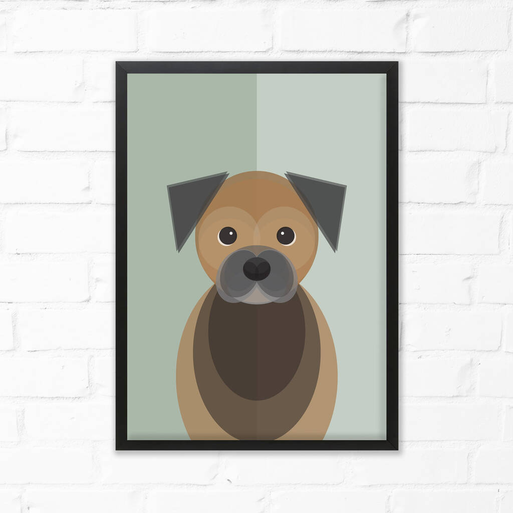 Border Terrier Art Print