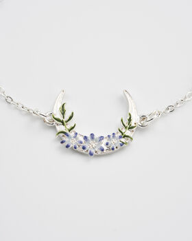 Silver Nightshade Moon Bracelet, 3 of 9