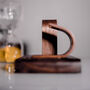 Luxury Walnut Single Watch Stand With Pen Holder, thumbnail 4 of 7