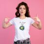 'Live Laugh Leaf' Cabbage T Shirt, thumbnail 4 of 4
