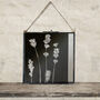 Collection Of Three Monochrome Dried Flower Art Prints, thumbnail 3 of 9