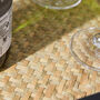 Black Wood And Rattan Serving Tray, thumbnail 5 of 5