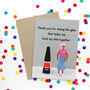 Thank You For Being The Glue Funny Card, thumbnail 1 of 1