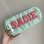 Personalised Nylon Pouch Patch Toiletry Makeup Cosmetic Bag, thumbnail 1 of 4