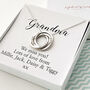 Personalised Interlinked Rings Necklace, thumbnail 12 of 12