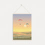 Go Paragliding Travel Poster Art Print, thumbnail 6 of 8