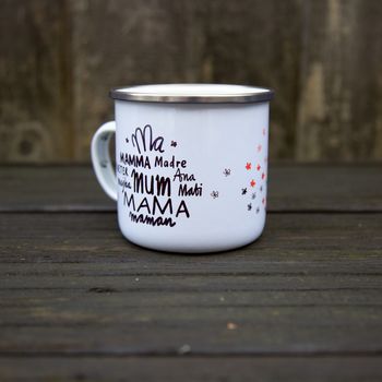 Mum Enamel Mug, 3 of 8