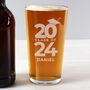 Graduation Gifts Class Of Graduation Pint Glass Personalised, thumbnail 6 of 6