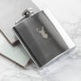 Personalised Stag Stainless Steel Hip Flask, thumbnail 2 of 8