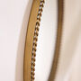 Gold Braided Wall Mirror, thumbnail 3 of 4