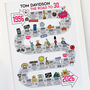 30th Birthday Personalised Print ‘The Road To 30’, thumbnail 3 of 10