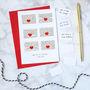 Six Love Note Mini Envelope Valentine's Card, thumbnail 8 of 8