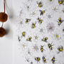 Bees Buzzing In Flowers Print, thumbnail 3 of 4