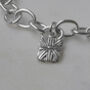 British Flag Clip On Charm In Sterling Silver, thumbnail 2 of 2