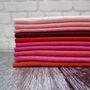 Pinks Felt Craft Pack 12' Squares Of Wool Blend Felt, thumbnail 2 of 2