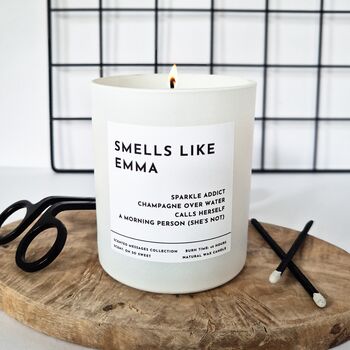 Personalised Name Birthday Candle With Message, 4 of 9