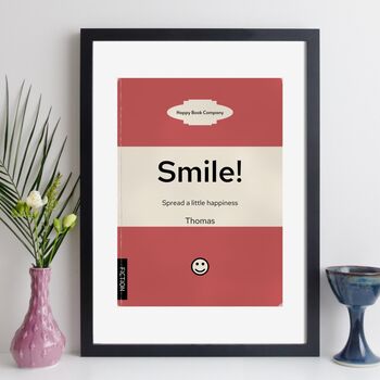 Personalised Book Cover Dad Print Gift For Him, 5 of 12