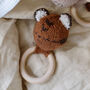 Tiger Teething Ring Rattle For Baby, thumbnail 3 of 5
