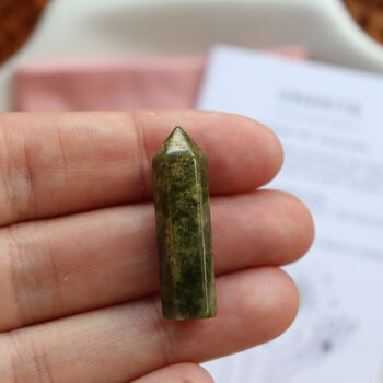 Unakite Crystal Tower For Balance And Healing, 3 of 8