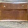 Personalised A4 Tan Leather Documents Folder, thumbnail 7 of 11