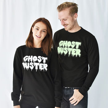 'Ghost Buster' Halloween Unisex Sweatshirt Jumper, 2 of 6