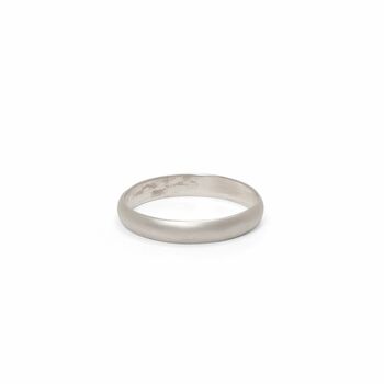 Matte Stacking Ring Sterling Silver, 2 of 3
