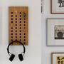Oak Pegboard Coat Rack, thumbnail 1 of 4