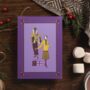 Christmas Card Pack Eight Mixed Art Deco Designs, thumbnail 6 of 7