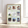 Personalised Wedding Day Photo Collage Print, thumbnail 2 of 7
