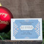 Christmas Voucher Card Personalised, thumbnail 2 of 4