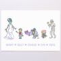 Personalised Monsters Family Print, thumbnail 6 of 10