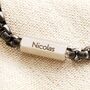 Personalised Men's Stainless Steel Chain Bracelet, thumbnail 2 of 2