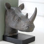 Rhino Head Bookends, thumbnail 2 of 3