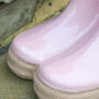 Large Pink Personalised Welly Boots Planter, thumbnail 5 of 9